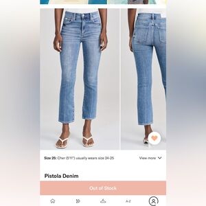 NWT Pistola Lennon Jeans size 31!